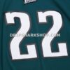 Mens Mitchell And Ness Duce Staley Midnight Green Philadelphia Eagles 2002 Legacy Replica Jersey