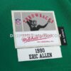 Mens Mitchell And Ness Eric Allen Kelly Green Philadelphia Eagles Legacy Replica Jersey