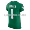 Mens Nike Jalen Hurts Kelly Green Philadelphia Eagles 2nd Alternate Vapor Fuse Elite Jersey