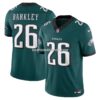 Mens Nike Saquon Barkley Midnight Green Philadelphia Eagles Vapor Fuse Limited Jersey