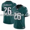 Mens Nike Saquon Barkley Midnight Green Philadelphia Eagles Vapor Fuse Limited Jersey