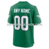Mens Nike Kelly Green Philadelphia Eagles Alternate Custom Game Jersey