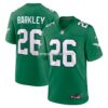 Mens Nike Saquon Barkley Kelly Green Philadelphia Eagles Alternate Game Jersey
