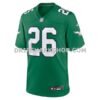 Mens Nike Saquon Barkley Kelly Green Philadelphia Eagles Alternate Game Jersey