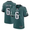 Mens Nike Devonta Smith Midnight Green Philadelphia Eagles Team Game Jersey