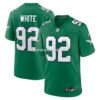 Mens Nike Reggie White Kelly Green Philadelphia Eagles Retired Player Alternate Game Jersey