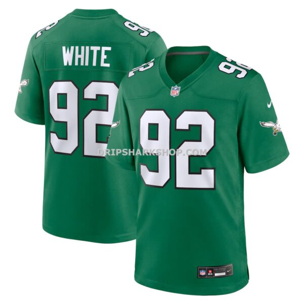 Mens Nike Reggie White Kelly Green Philadelphia Eagles Retired Player Alternate Game Jersey