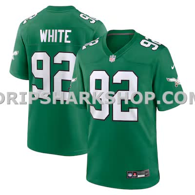 Mens Nike Reggie White Kelly Green Philadelphia Eagles Retired Player Alternate Game Jersey