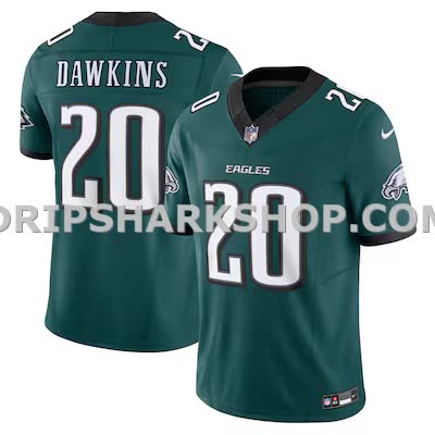 Mens Nike Brian Dawkins Midnight Green Philadelphia Eagles Vapor Fuse Limited Jersey