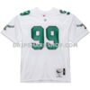 Mens Mitchell And Ness Jerome Brown White Philadelphia Eagles 1991 Authentic Throwback Retired Player Jersey