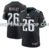 NFL26bc6cM01-e345b5 Mens Nike Saquon Barkley Black Philadelphia Eagles Alternate Game Jersey