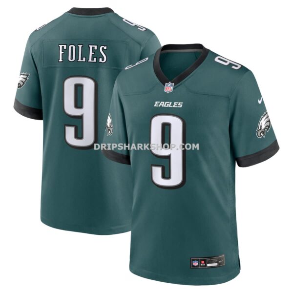 NFL26bd16G10-6e9a44 Mens Nike Nick Foles Midnight Green Philadelphia Eagles Team Retired Player Game Jersey