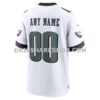 Mens Nike White Philadelphia Eagles Custom Game Jersey