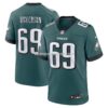 NFL26c6e1G04-5fbf7a Mens Nike Landon Dickerson Midnight Green Philadelphia Eagles Team Game Jersey