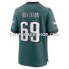 NFL26c6e1G06-53ac5b Mens Nike Landon Dickerson Midnight Green Philadelphia Eagles Team Game Jersey