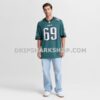 NFL26c6e1G10-37a939 Mens Nike Landon Dickerson Midnight Green Philadelphia Eagles Team Game Jersey
