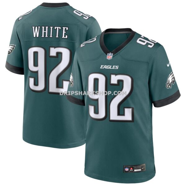 Mens Nike Reggie White Midnight Green Philadelphia Eagles Team Retired Player Game Jersey