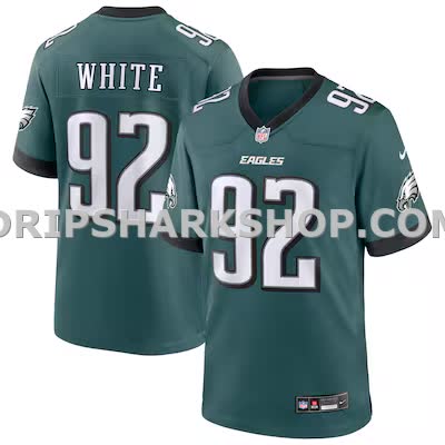 Mens Nike Reggie White Midnight Green Philadelphia Eagles Team Retired Player Game Jersey