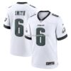Mens Nike Devonta Smith White Philadelphia Eagles White Game Jersey