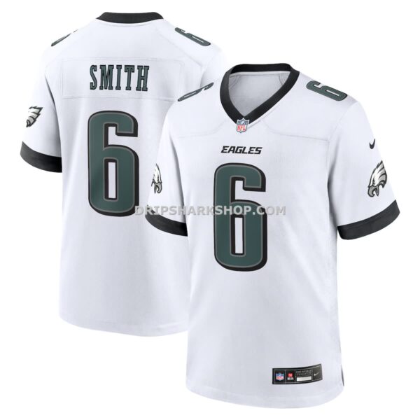 Mens Nike Devonta Smith White Philadelphia Eagles White Game Jersey