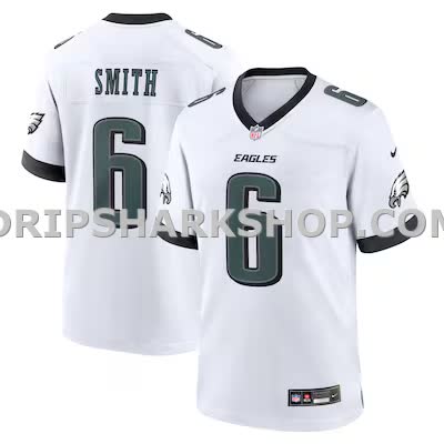 Mens Nike Devonta Smith White Philadelphia Eagles White Game Jersey
