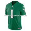 Mens Nike Jalen Hurts Kelly Green Philadelphia Eagles Vapor Fuse Limited Jersey