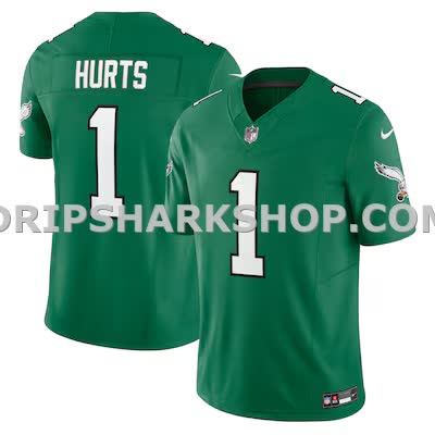 Mens Nike Jalen Hurts Kelly Green Philadelphia Eagles Vapor Fuse Limited Jersey