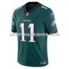 Mens Nike Aj Brown Midnight Green Philadelphia Eagles Vapor Fuse Limited Jersey