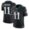 Mens Nike Aj Brown Black Philadelphia Eagles Alternate Vapor Fuse Limited Jersey