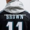 Mens Nike Aj Brown Black Philadelphia Eagles Alternate Vapor Fuse Limited Jersey