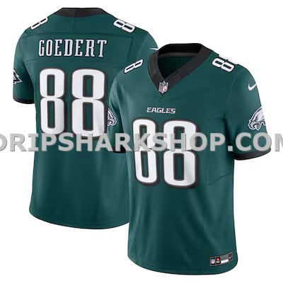 Mens Nike Dallas Goedert Midnight Green Philadelphia Eagles Vapor Fuse Limited Jersey