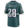 Mens Nike Will Shipley Midnight Green Philadelphia Eagles Team Game Jersey