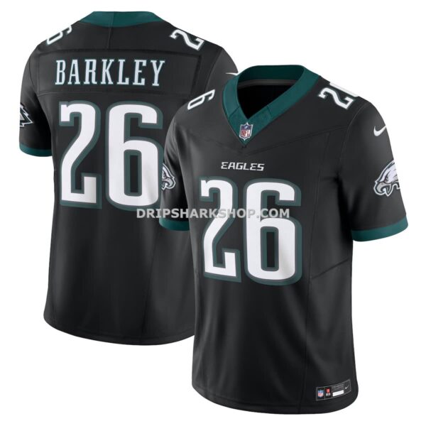 Mens Nike Saquon Barkley Black Philadelphia Eagles Vapor Fuse Limited Jersey