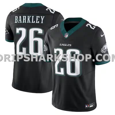Mens Nike Saquon Barkley Black Philadelphia Eagles Vapor Fuse Limited Jersey