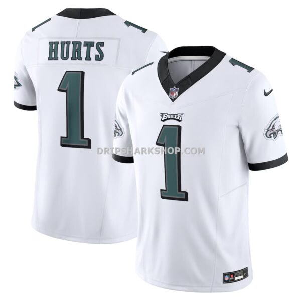 NFL26eb6eG12-93b0f4 Mens Nike Jalen Hurts White Philadelphia Eagles Vapor Fuse Limited Jersey