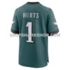 Mens Nike Jalen Hurts Midnight Green Philadelphia Eagles Team Game Jersey