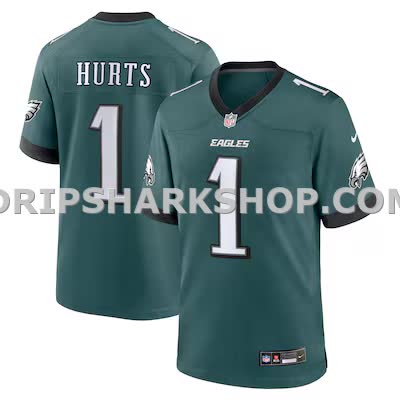 Mens Nike Jalen Hurts Midnight Green Philadelphia Eagles Team Game Jersey