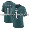 Mens Nike Number 1 Groom Midnight Green Philadelphia Eagles Game Jersey