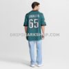 Mens Nike Lane Johnson Midnight Green Philadelphia Eagles Team Game Jersey
