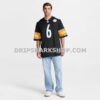 NFL270382G10-246069 Mens Nike Patrick Queen Black Pittsburgh Steelers Game Jersey