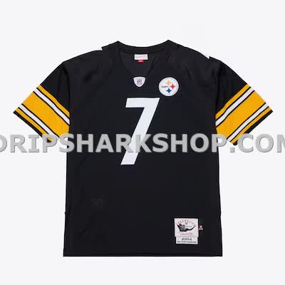 Mens Mitchell And Ness Ben Roethlisberger Black Pittsburgh Steelers 2004 Authentic Jersey