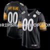 Mens Nike Black Pittsburgh Steelers Custom Game Jersey