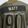 Mens Nike Tj Watt Olive Pittsburgh Steelers 2025 Salute To Service Limited Jersey