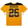 Mens Mitchell And Ness Rod Woodson Gold Pittsburgh Steelers 1994 Authentic Throwback Retired Player Jersey