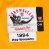 Mens Mitchell And Ness Rod Woodson Gold Pittsburgh Steelers 1994 Authentic Throwback Retired Player Jersey