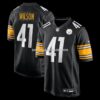 Mens Nike Payton Wilson Black Pittsburgh Steelers Game Jersey