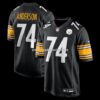 Mens Nike Spencer Anderson Black Pittsburgh Steelers Game Jersey