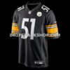 Mens Nike Nick Herbig Black Pittsburgh Steelers Game Jersey
