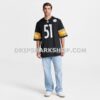 Mens Nike Nick Herbig Black Pittsburgh Steelers Game Jersey