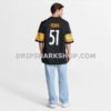 Mens Nike Nick Herbig Black Pittsburgh Steelers Game Jersey